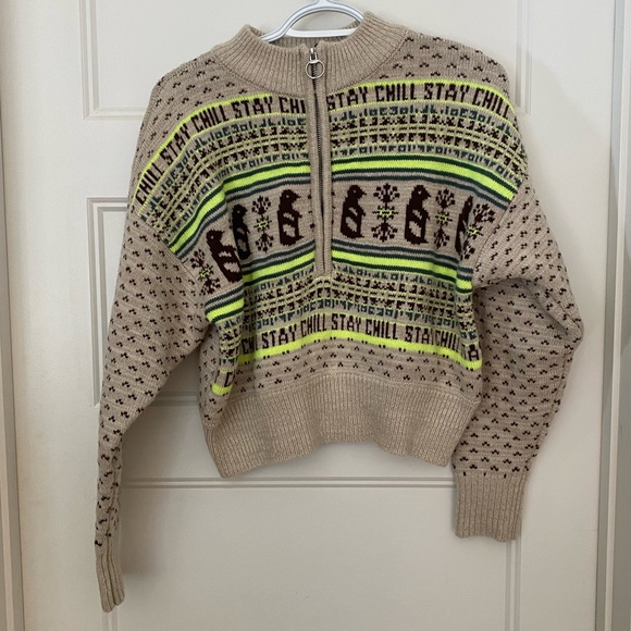 BDG Urban Outfitters Jesse half zip Sweater - Picture 2 of 11